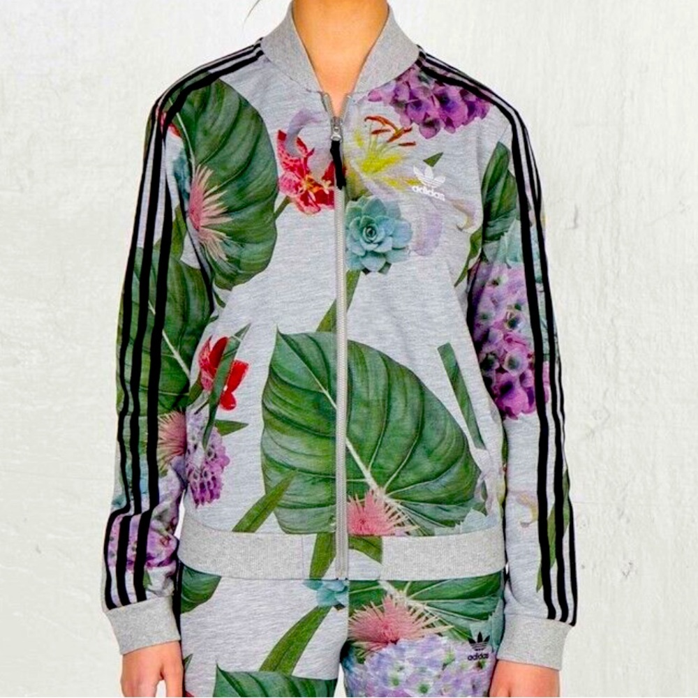 ADIDAS FLORAL TRACK JACKET